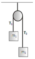 Equilibrium of bodies connected by cord and pulley – application of Newton's first law problems and solutions 3