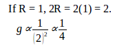 Acceleration due to gravity – problems and solutions 6