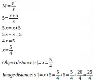 Concave mirror – problems and solutions 2