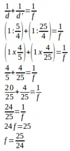 Concave mirror – problems and solutions 3