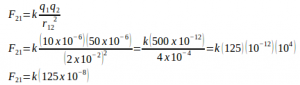 Coulomb's law – problems and solutions 10