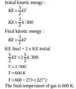 Kinetic theory of gases - problems and solutions 5