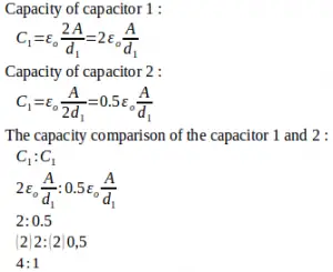 Parallel-plate capacitor – problems and solutions 6