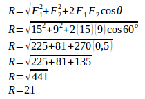 Adding vectors using components – problems and solutions 7