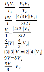 Boyle's law, Charles's law, Gay-Lussac's law – problems and solutions 15