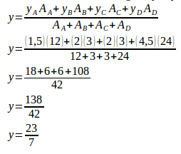 Center of gravity – problems and solutions 10