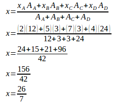 Center of gravity – problems and solutions 9