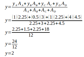 Center of gravity – problems and solutions 6