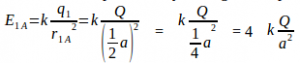Electric field – problems and solutions 1