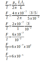 Magnetic force – problems and solutions 2