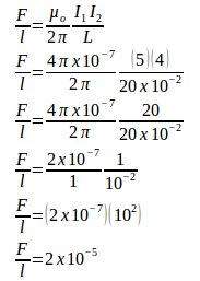 Magnetic force – problems and solutions 4