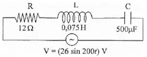 LRC Series AC Circuit – problems and solutions 1