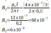 Magnetic field produced by two parallel current-carrying wires - problems and solutions 3