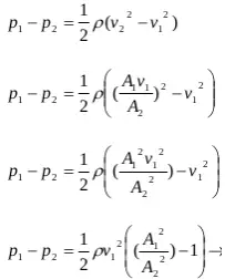 The application of Bernoulli's principles and Bernoulli's equations 11