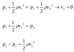 The application of Bernoulli's principles and Bernoulli's equations 15