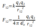 Coulomb’s law 1