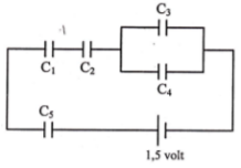 Series and parallel capacitors circuits – problems and solutions 2