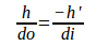 Equation of concave mirror 6