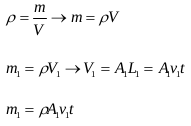 Equation of continuity 7