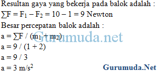 Contoh Soal Hukum Newton 2