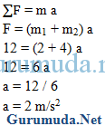 Contoh soal penerapan hukum Newton pada gerak lurus di ...