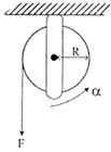 Pembahasan soal UN fisika SMA MA 2014 - Hukum II Newton pada gerak rotasi 6a