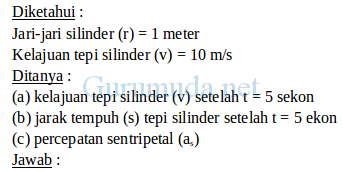 Contoh Soal Gerak Melingkar Beraturan Pembahasan Soal Fisika Sma