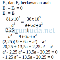 Pembahasan soal medan listrik 12