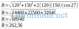 Contoh soal dan rumus besaran satuan pengukuran vektor 13